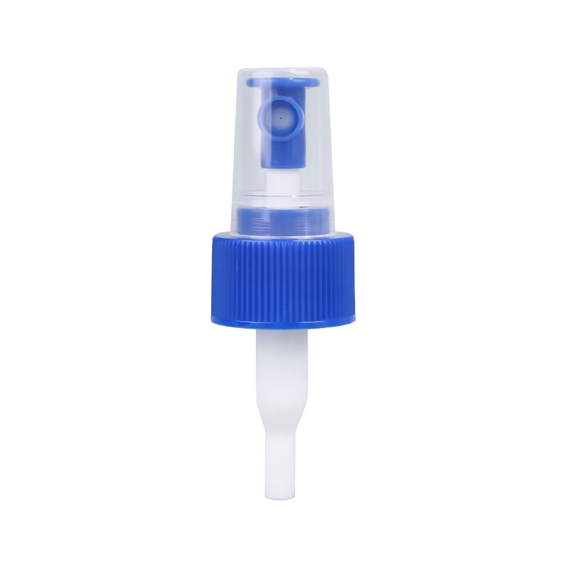 Pulvérisateur de pompe à petit doigt bleu