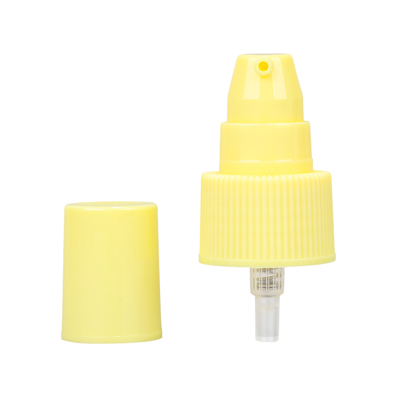 Pompe à pulvérisation en plastique jaune